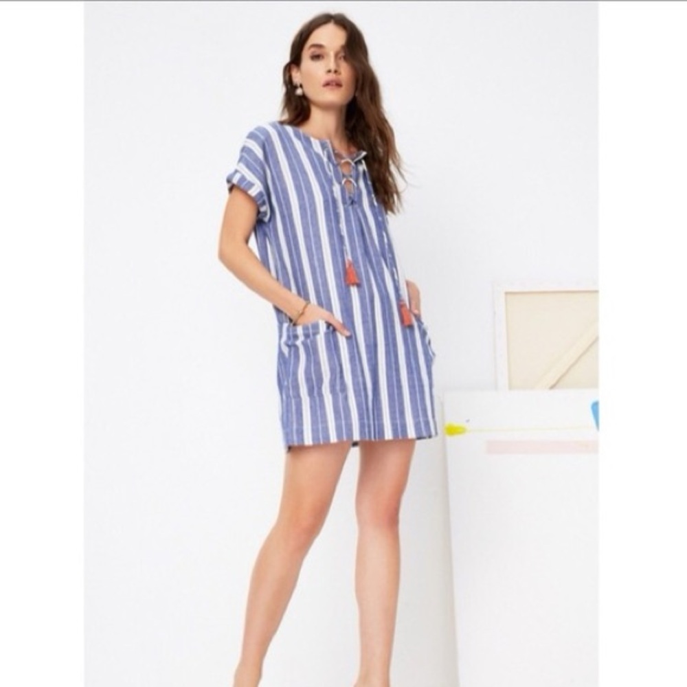 REVOLVE x Tularosa Warren Tunic Dress with Lace-Up Front